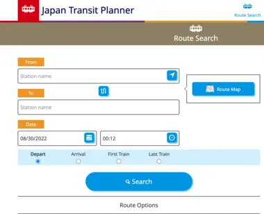 Japan Transit Planner - Jorudan 