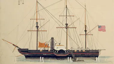 Vaisseau noir du commodore Perry