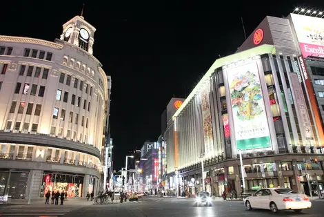 Ginza, el distrito elegante y elegante de Tokio