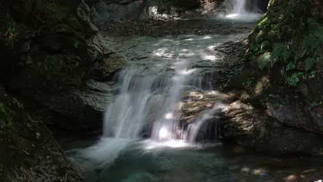 Waterfall in Kinugawa Onsen